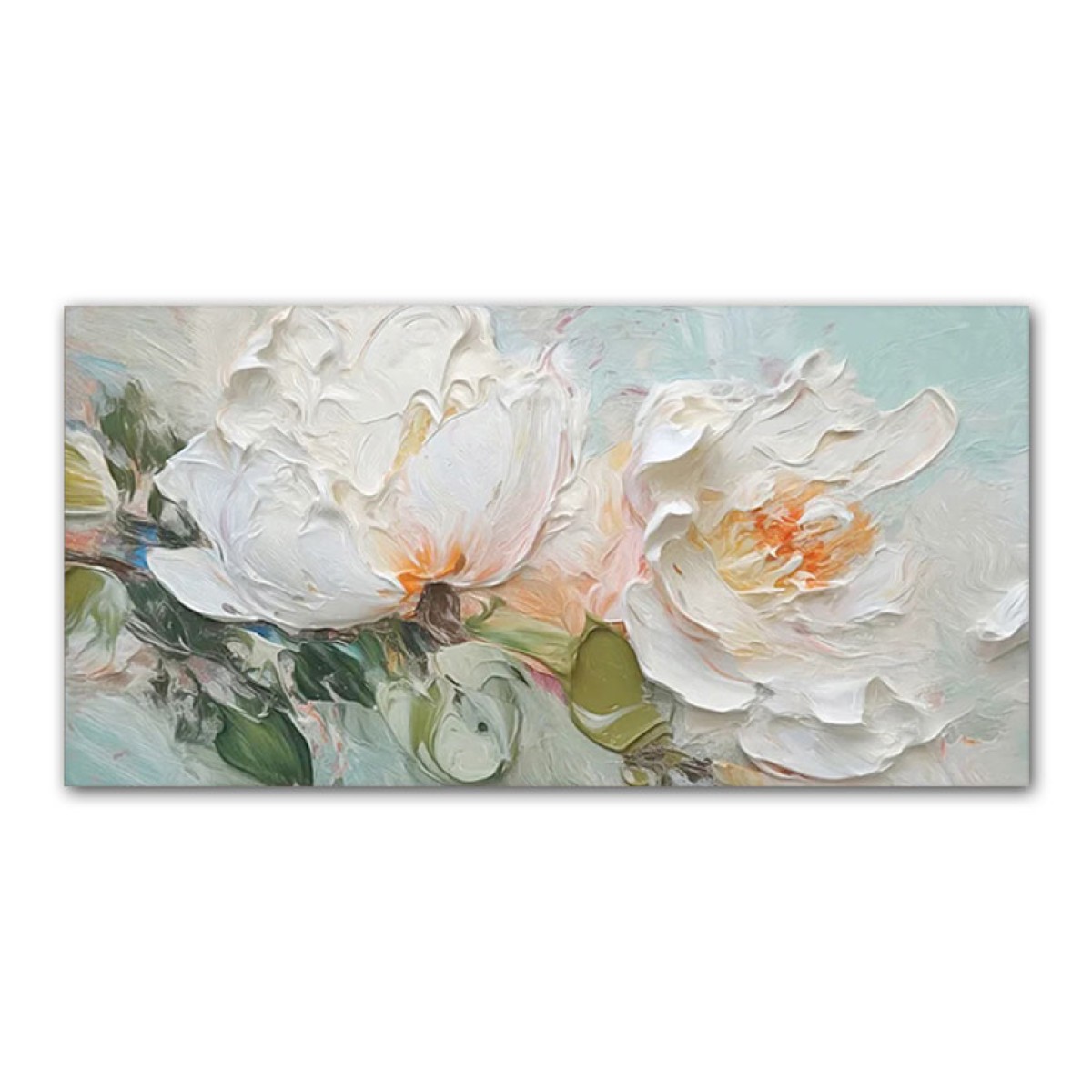 Feast of Flowers 3d Heavy Textured Partial Oil Painting